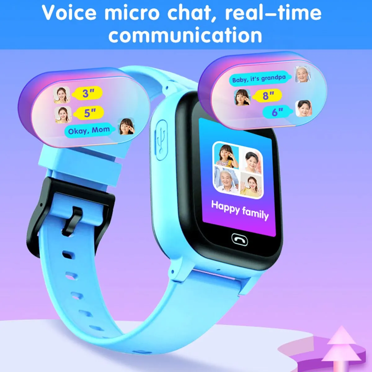 Kids Smart Watch SOS Call Outdoor Sport 2G Children Phone SmartWatch Real Location Tracker Children Photo Camera Gift Boy Girls