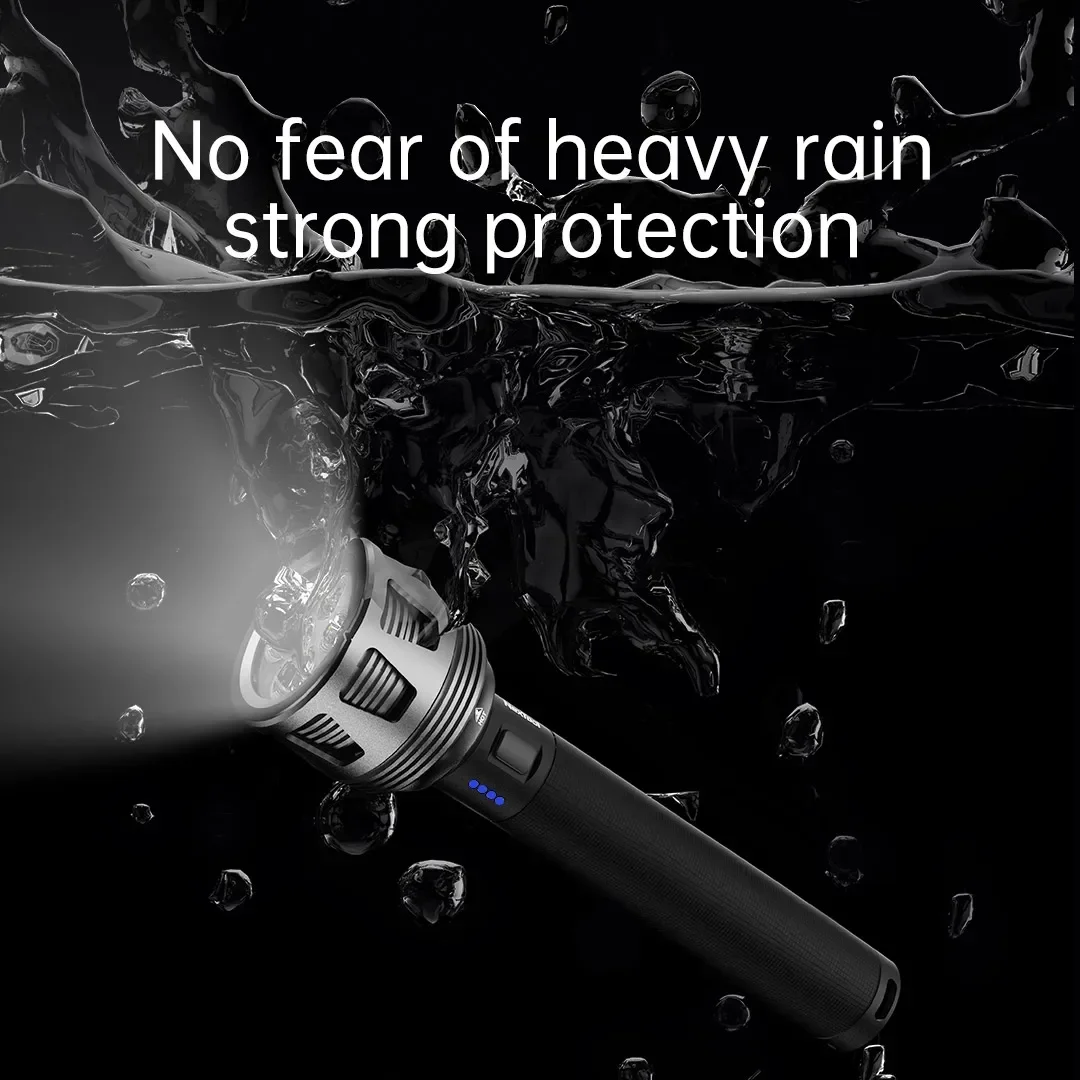 NexTool 3600lm 450m High Power Flashlight 10000mAh High-light LED Lamp IPX7 Waterproof USB Rechargeable Torch Outdoor Camping