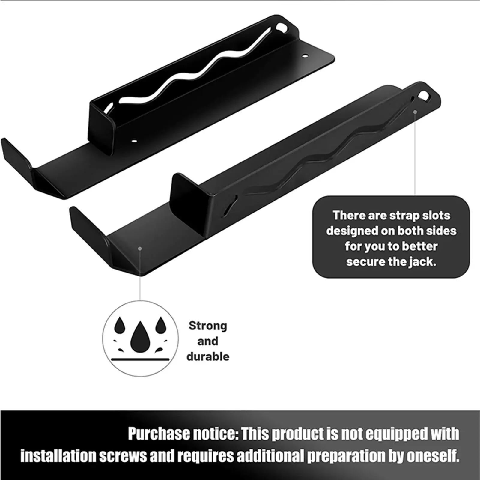Floor Jack Holder Jack Stands Accessories Tool Organizer Heavy-Duty Reliable Storage For Racing Truck Utility Vehicle Garage