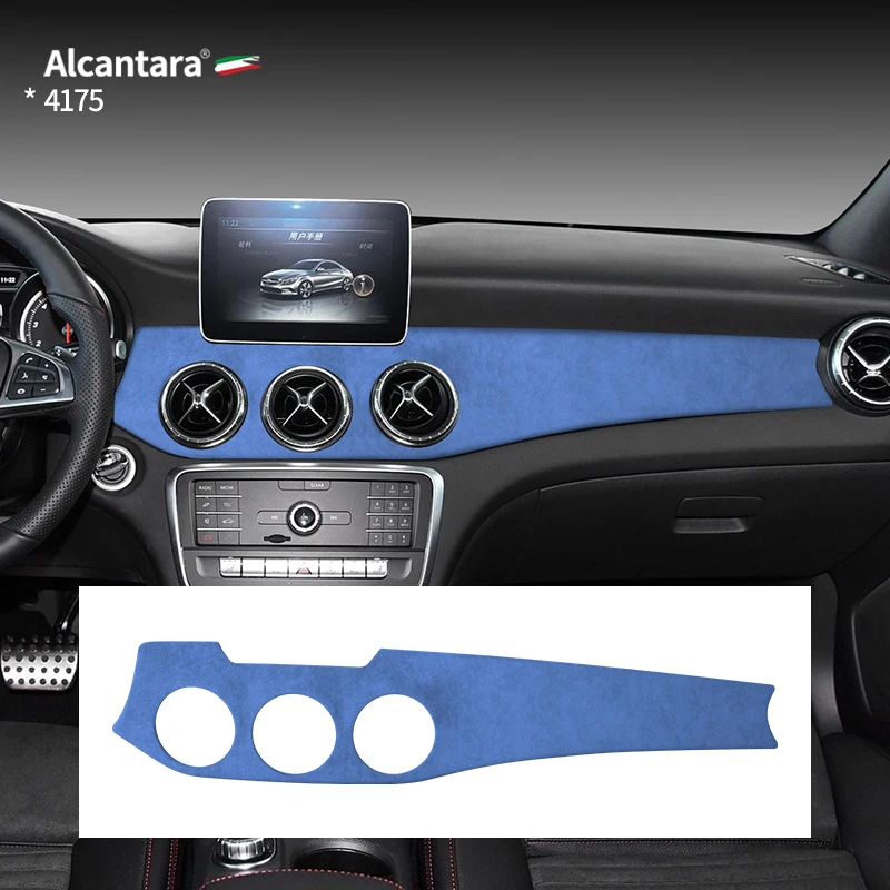 Car Central Control Air Outlet Panel Decorative Frame For 14-19 mercedes-benz GLA CLA Interior Accessories Cover Trim
