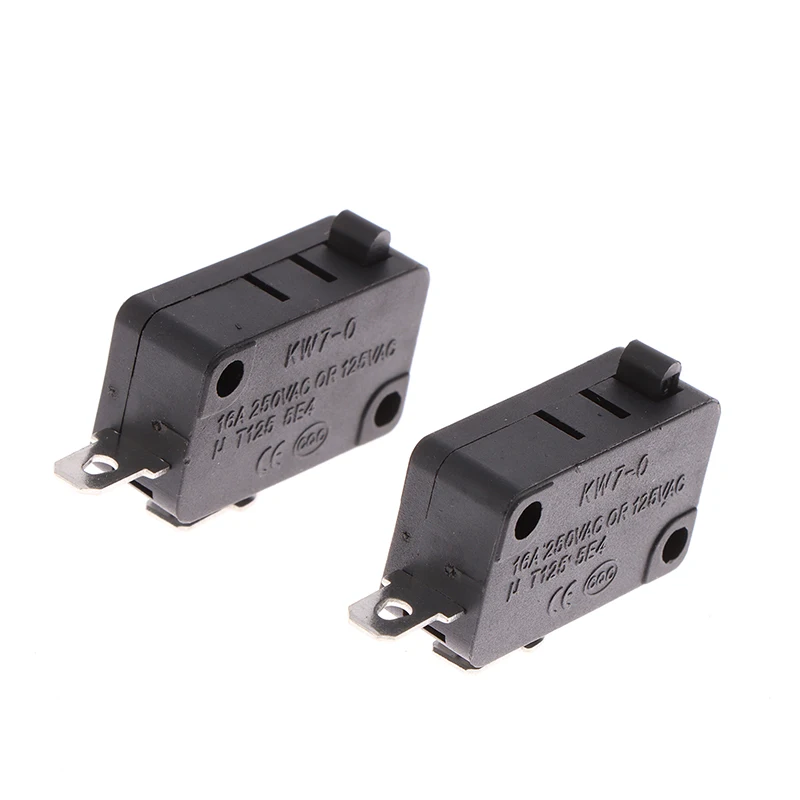 2 szt. Automatyczny reset mikro wyłącznik krańcowy wymiana KW7-0-A AC125V/250V 16A srebrny styk ogranicznik podgrzewacza wody