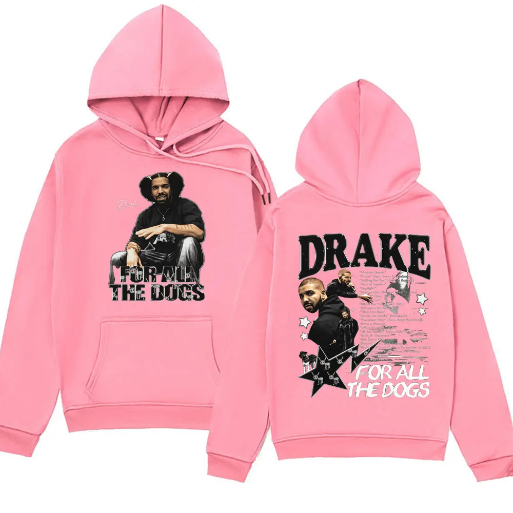 Rapper Drake Album stampato felpa con cappuccio uomo donna moda anni '90 pullover oversize Vintage autunno e inverno Hip Hop nuovo in felpe