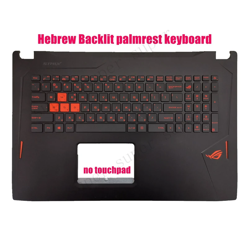 

SSS+ Israel Hebrew Palmrest Backlit keyboard for Asus GL702V GL702VM GL702VS GL702VT