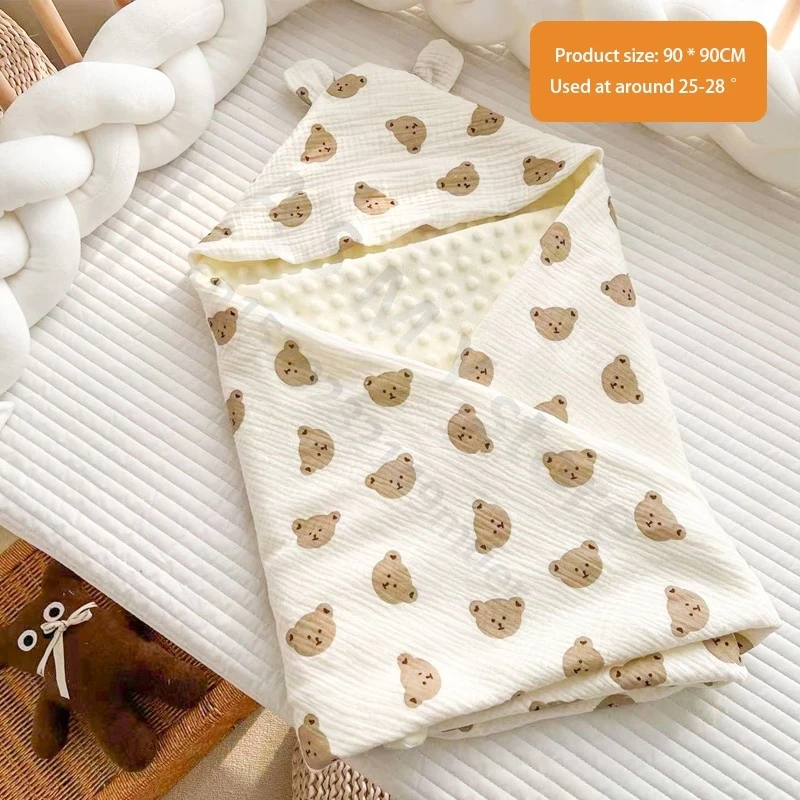 90✖90cm baby quilt/newborn blanket/delivery room blanket, cotton/autumn and winter thin cotton/spring and autumn style bean down