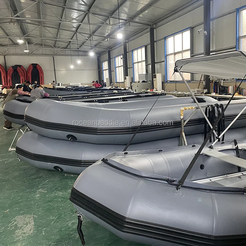 Made In China 0.9mm Or 1.2mm PVC Wholesale PVC Folding Inflatable Boat Fishing Boat Rubber Dinghy 380