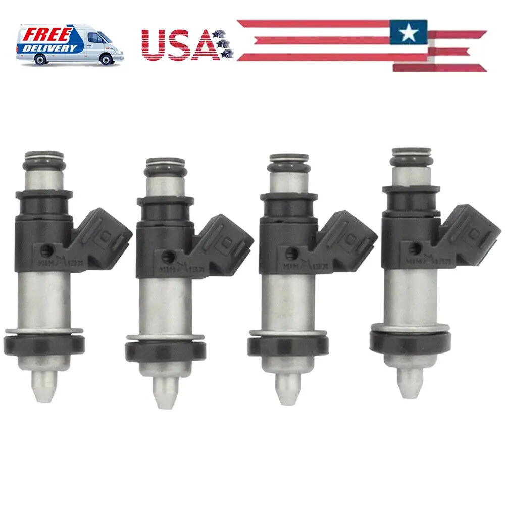 

4Pcs Genuine Honda Fuel Injectors For 1999 2000 2001 99 00 01 Honda CRV 2.0L