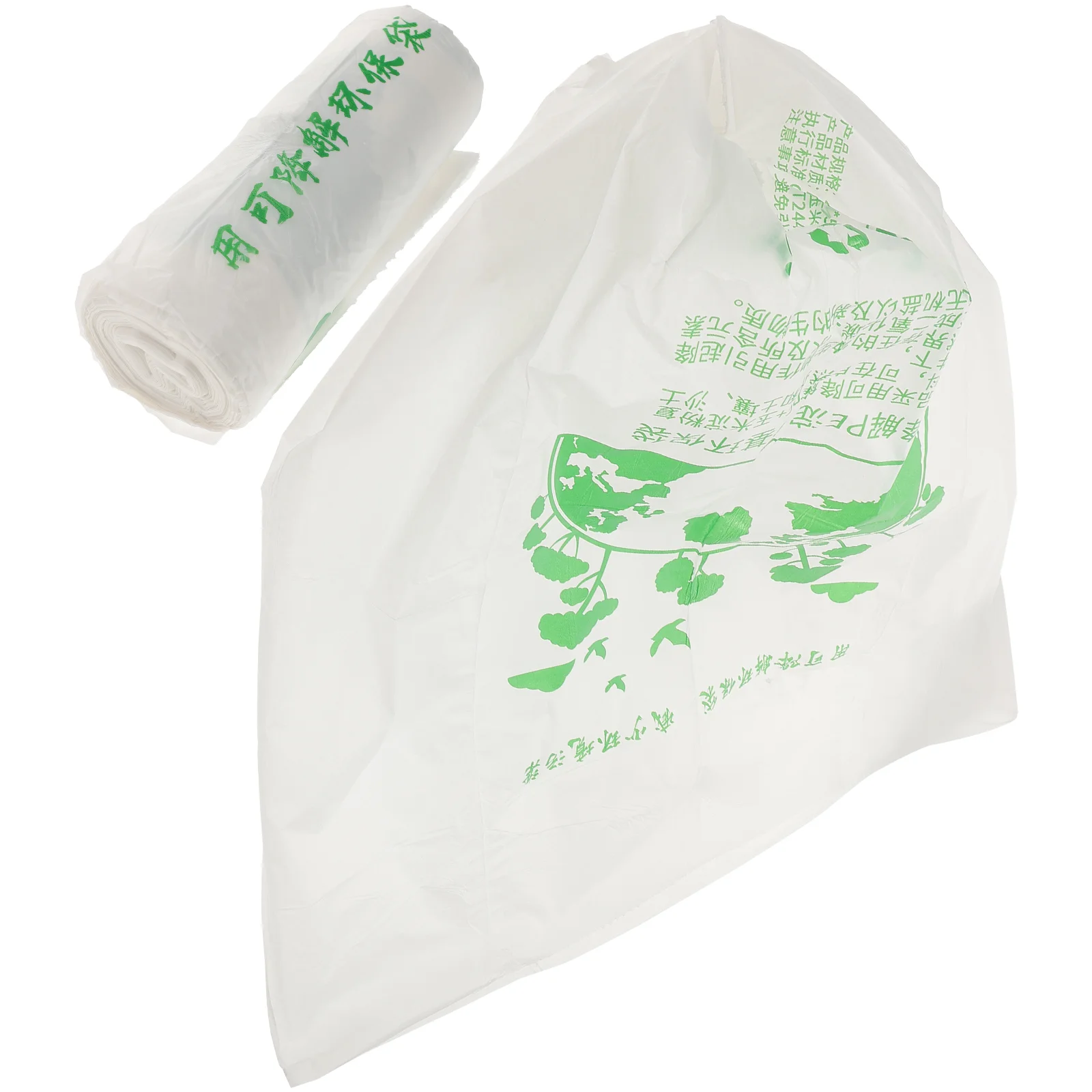 20 Pcs Trash Bag Bags Recyclable Bin Liners Garbage Can Kitchen Flat Mouth Corn Starch Wastebasket