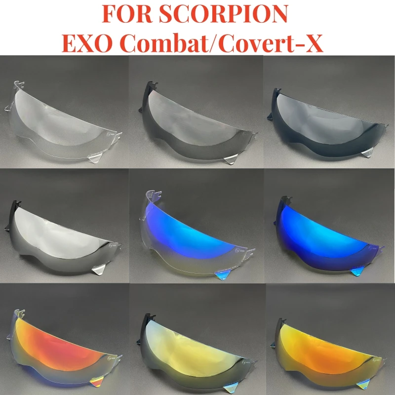 

Covert-X Helmet Visor For Scorpion Exo Combat Covert-X Motorcycle Helmets Visors UV Protection Lens Moto Cascos Glasses