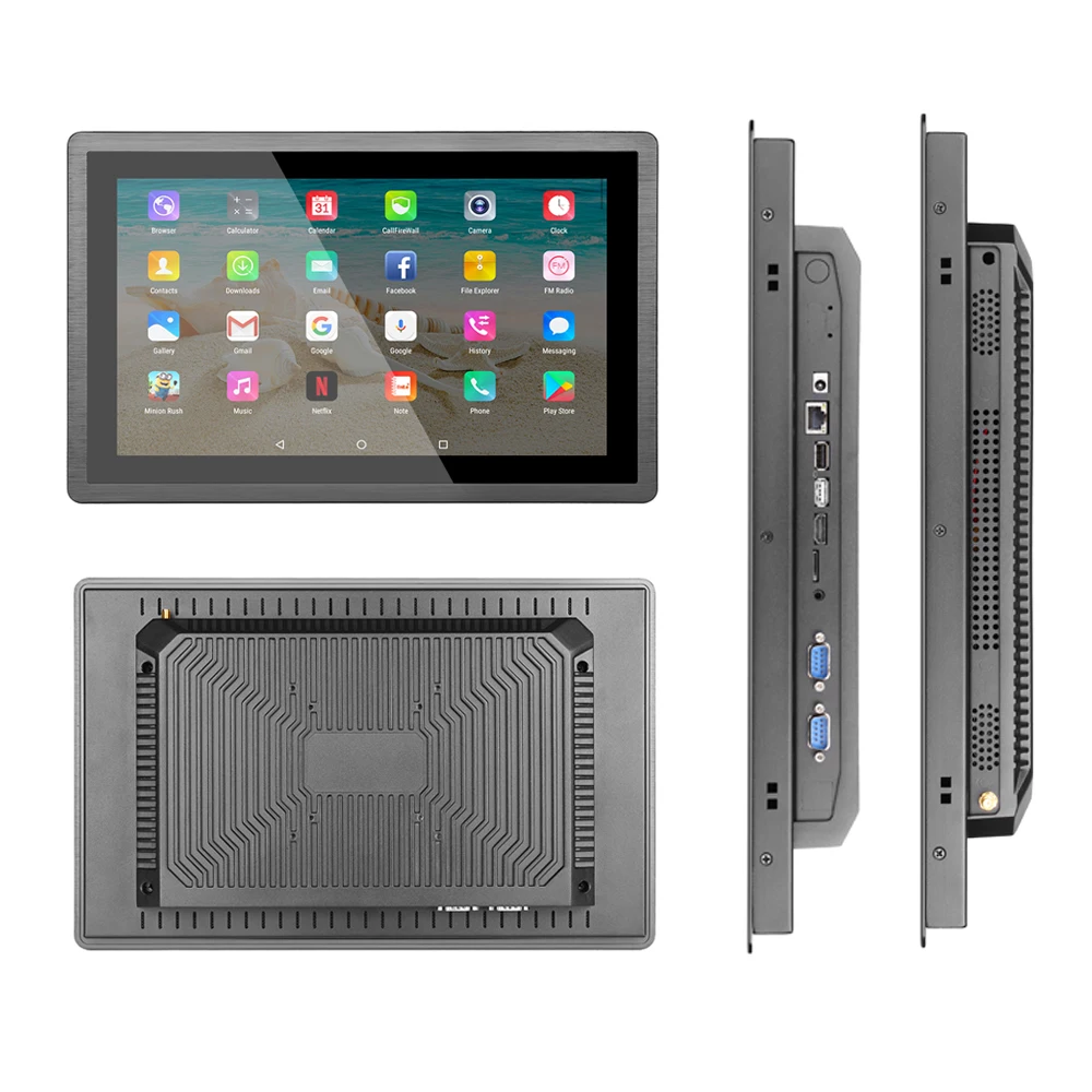 Shenzhen factory 21.5 inch touch screen industrial computer all in one pc for security system