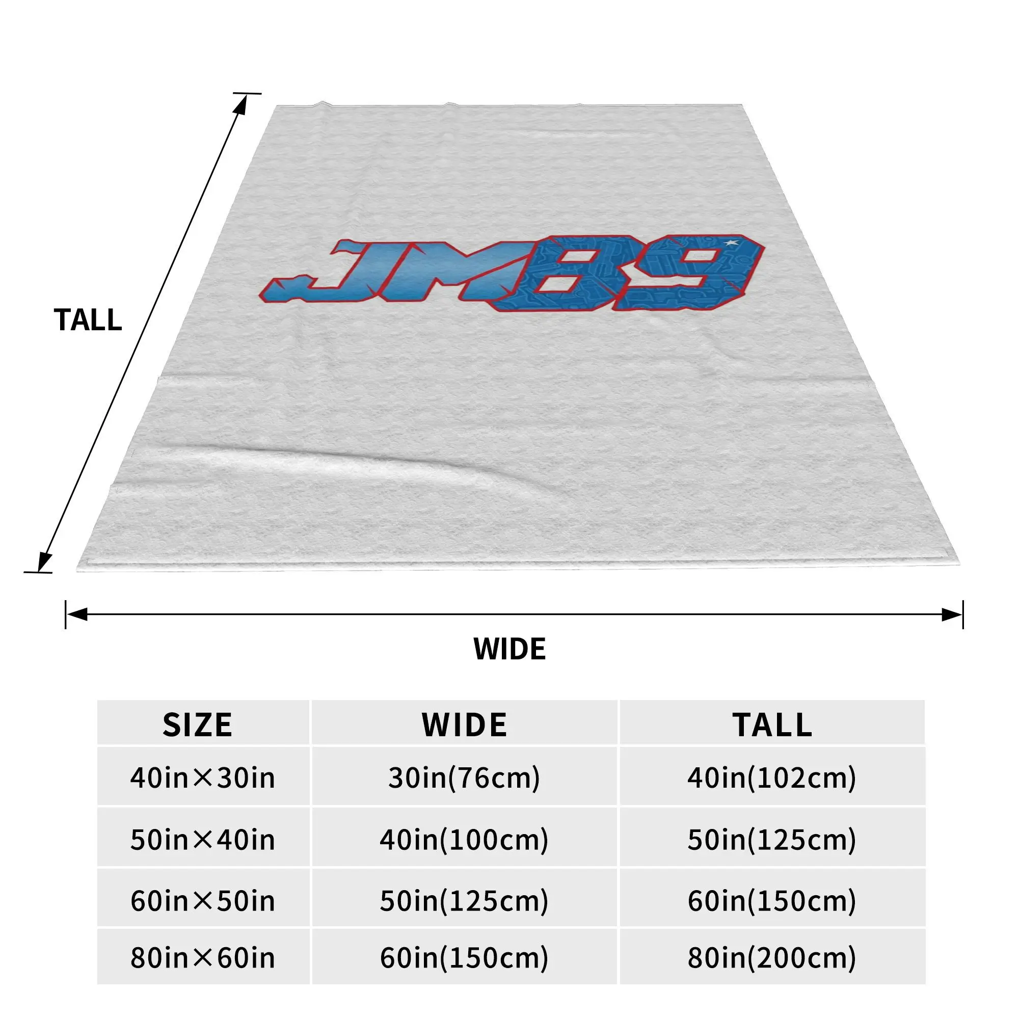 Jorge Martin Number 89 Blanket Warm Fleece Sofa Throw Blanket for Home Bedroom Outdoor Throws Bedspread Quilt