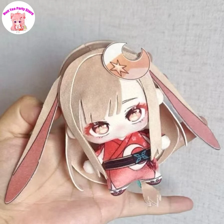 

Anime Cosmic Princess Kaguya! Kaguya Attributes 10CM Plush Cotton Doll Cartoon Printing Nunu Body Plushie Pendant Toys Gift