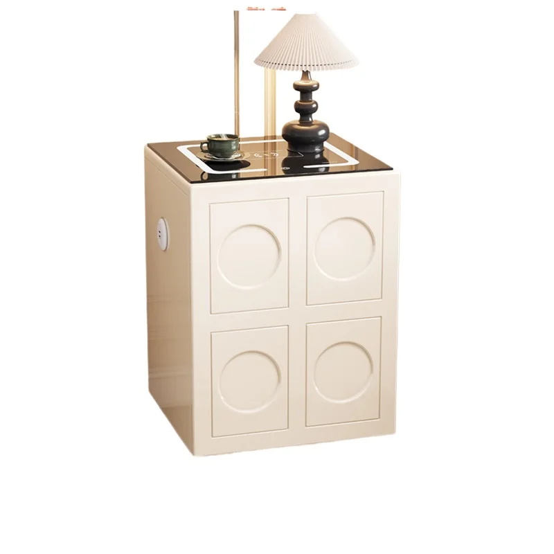

Smart bedside table safe all-steel integrated