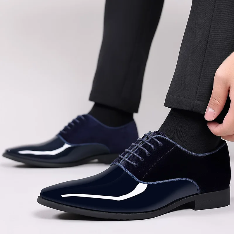 Lace-up Point Toe Dress Shoes for Weddings and Business Meetings - Timeless Style and Comfort for