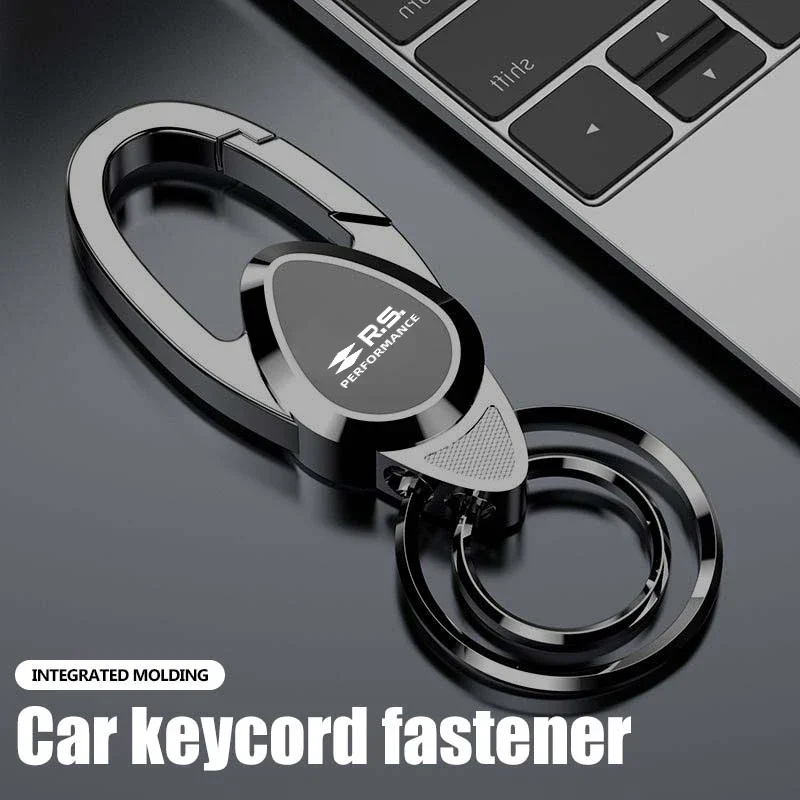 

Car Sticker Zinc Alloy Car Key Chain Anti-Lost KeyRing Buckle Carabiner Clip For Renault Clio Dacia RS Megan Scenic Logan Laguna