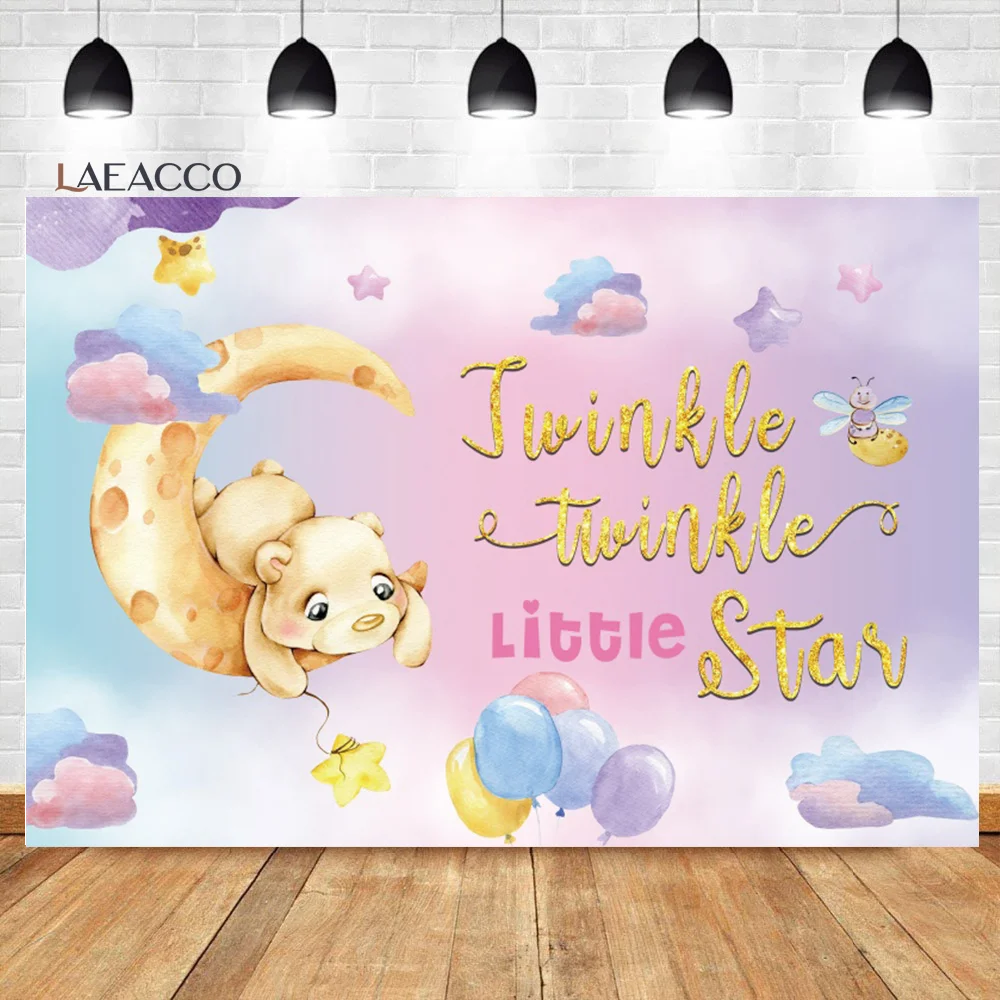 Laeacco Happy Birthday Backgrounds Hot Air Balloon Jungle Animals Safari Party Newborn Photocall Customized Photography Backdrop