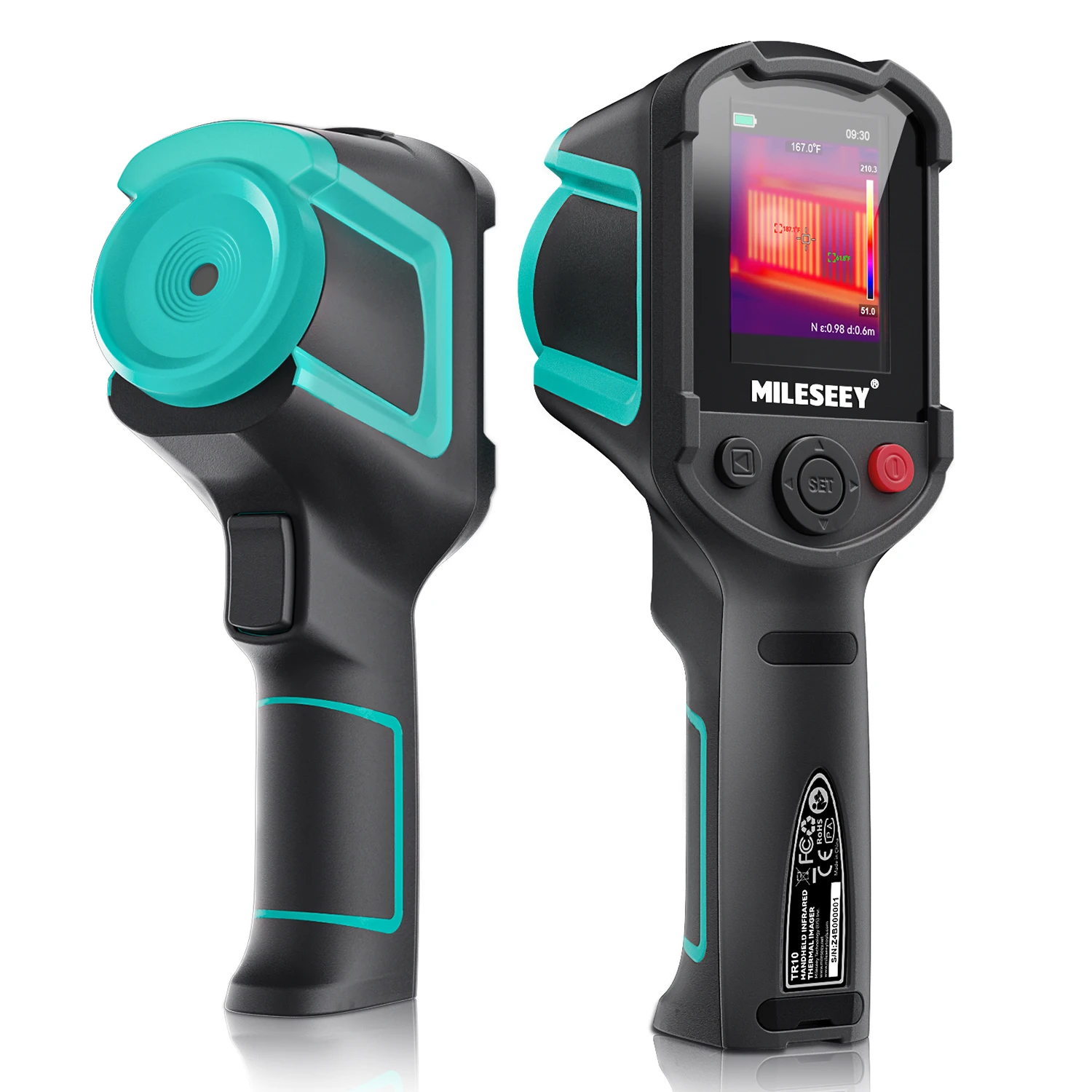 MILESEEY TR10 Thermal Camera,Resolution 192 x 192 Handheld Thermal Imaging,25HZ Refresh -20℃~550℃ Rechargebale For Home