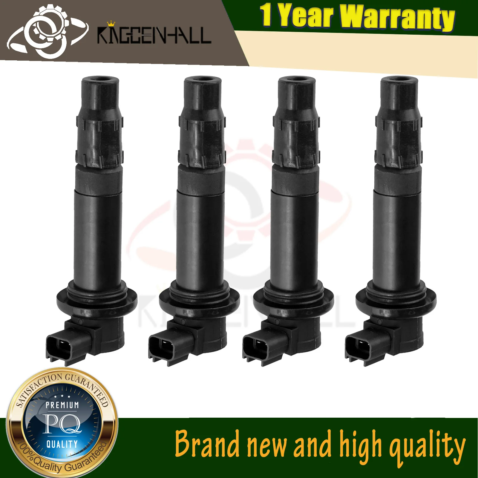 

WR250R 4C8-82310-00-00 F6T588A new high quality 4pcs Ignition Coil Compatible with Yamaha FX Nytro FZS1 FZ1 RS 5SL-82310-00-00
