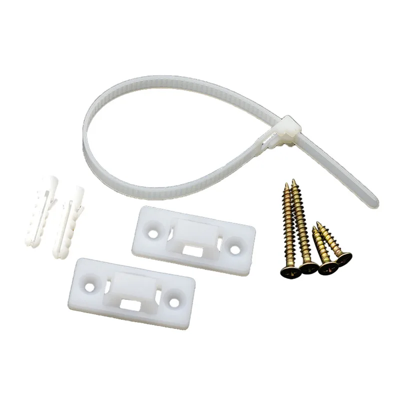 5Pcs Furniture Straps Baby Proofing Anchors Anti Tip Kit Wall Anchor Protect cabinet Prevent dumping Fall Fixing Restrictor - Detail 1