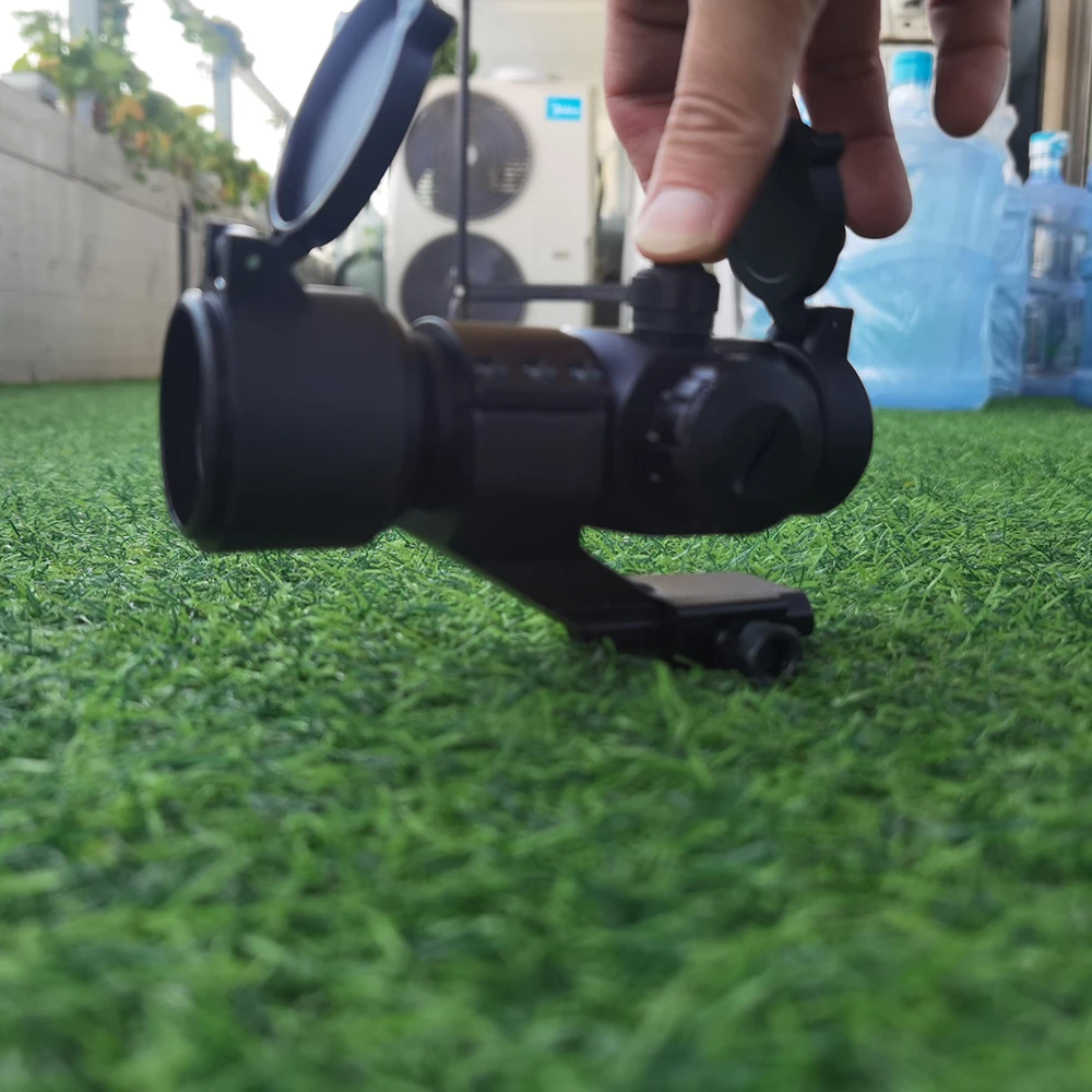 M3 البصر ميزاء بصري مع شبكاني نقطة حمراء خضراء ثلاثية الأبعاد لمسدس الهواء الادسنس الصيد Riflescopes #4