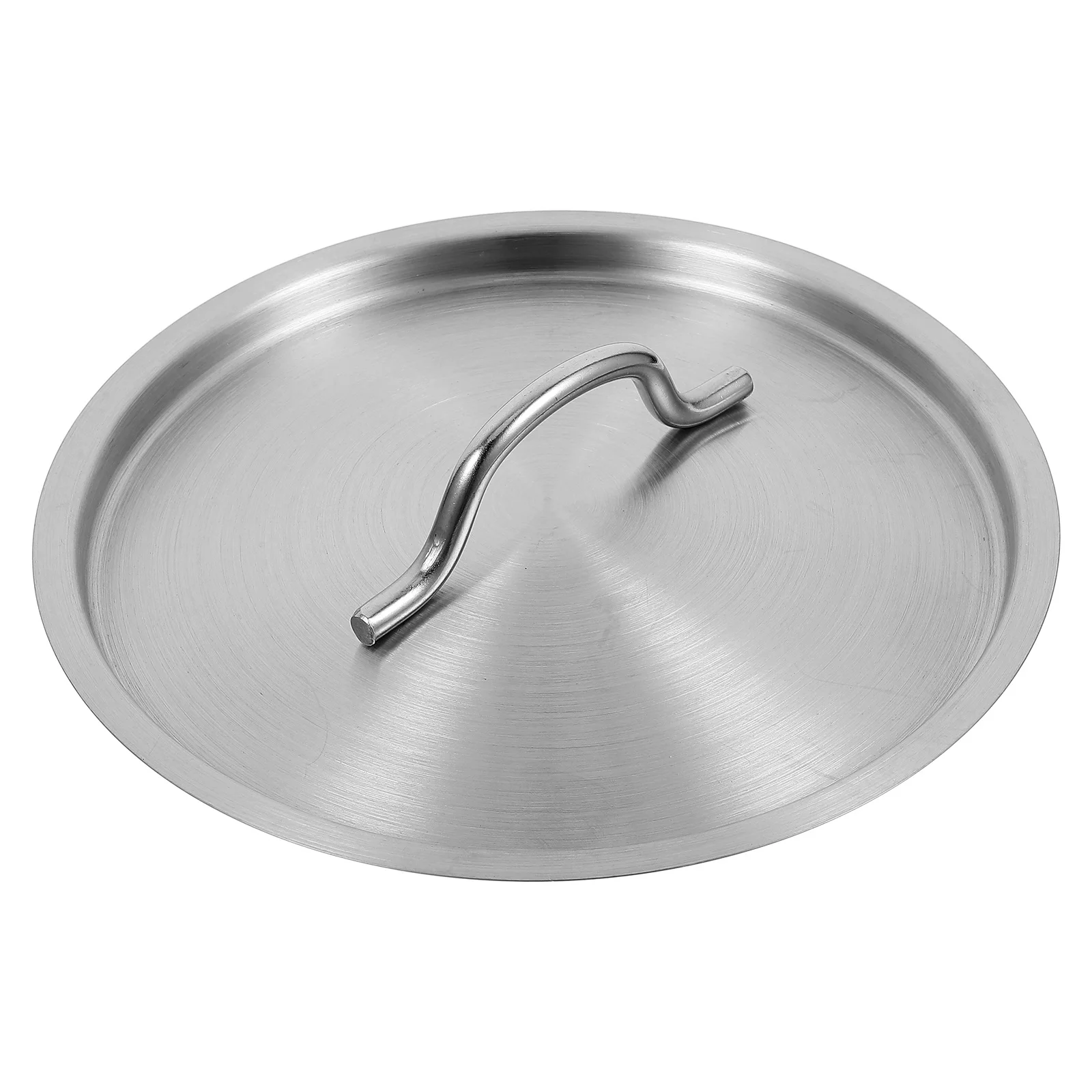 

1pcs Stainless Steel Pot Lid Universal Round Cover For Soup Bucket Cooking Pots Frying Pan Skillet Replacement Cookware Kitchen