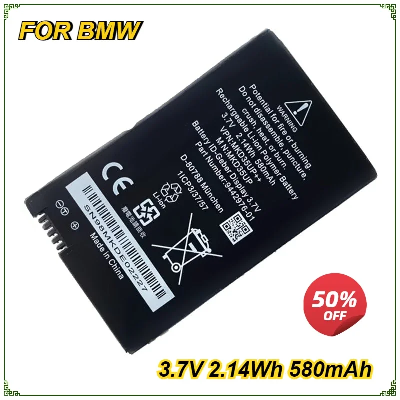 

MKD35UP Remote LCD Key Battery for BMW X7 X6 X5 X3 X4 530Le 730 740 745 760LI 9442976-01 1ICP3/37/57 D-80788 6814351