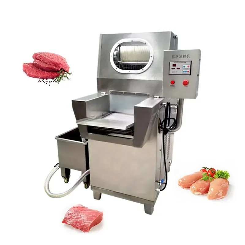 Uithardende spuit Vlees Automatische machine Handheld pekel Vloeistofinjector Rundvlees en kip Zoutgehalte Borstinjecteren