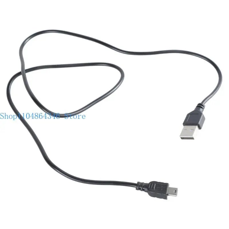 5ASD USB 2.0 MALE A ถึง MINI B 5-PIN CABLE