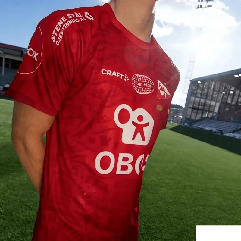 

2026 New Arrival Norway 3DQuick-dry Fotball Fredrikstad T-shirt Football Jersey Norwegian Football Adult KID Training Beach Wear