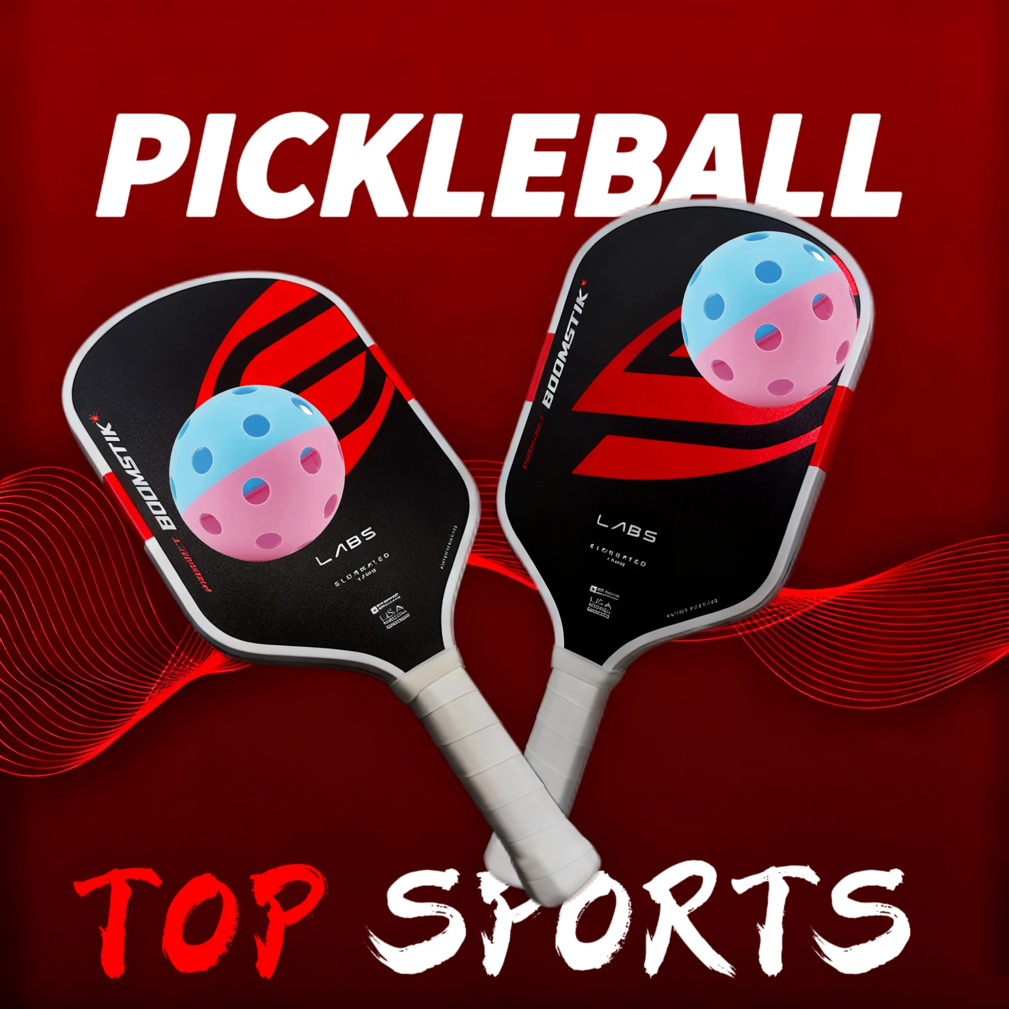 

GEN5 BOOMSTIK Pickleball Paddle clone widebody Elongated EVA Power Surrounding Foam pure EPP foam Core Carbon Fibe