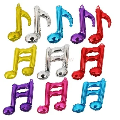 Children's Birthday Party Concert Wedding Decoration Notes Aluminum Film Balloon