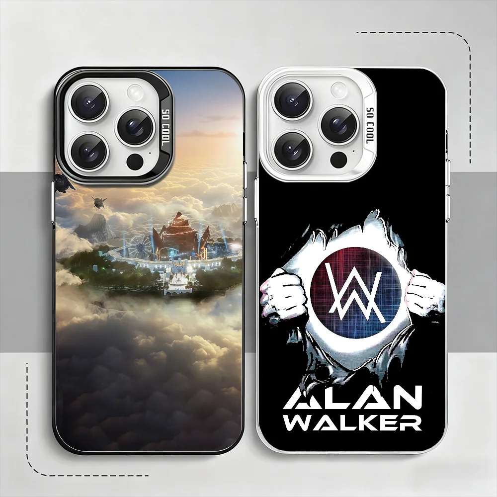 

Hot Singer A-Alan W-Walker walkerworld 2 phone case For iPhone 12 11 13 14 15 16 17 Max Pro Plus Mini Protective IMD Color Cover