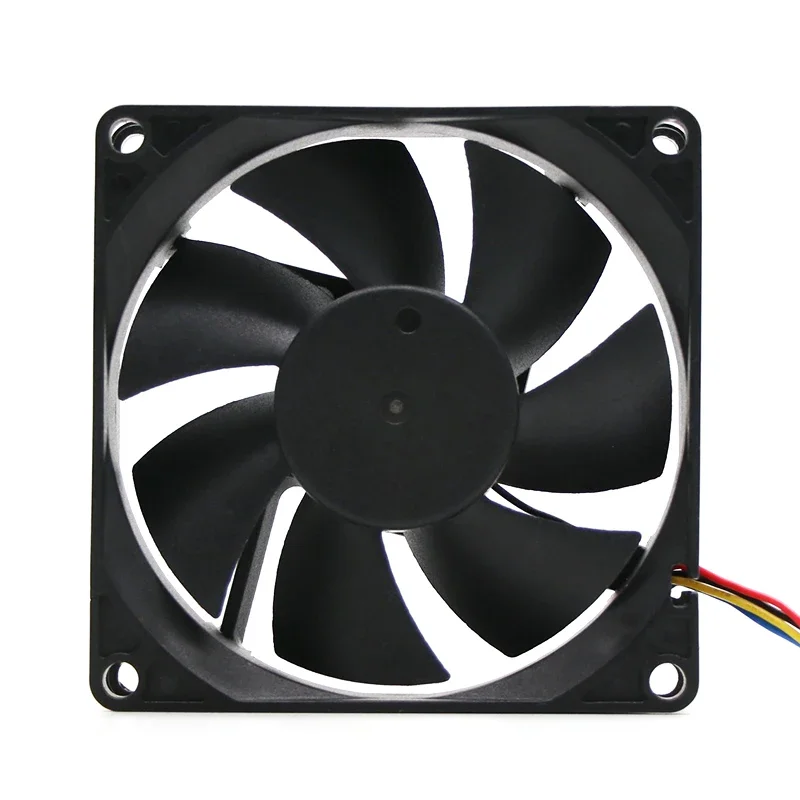 80mm 12V 80x80x20mm high air volume temperature control computer case host power supply CPU cooling fan
