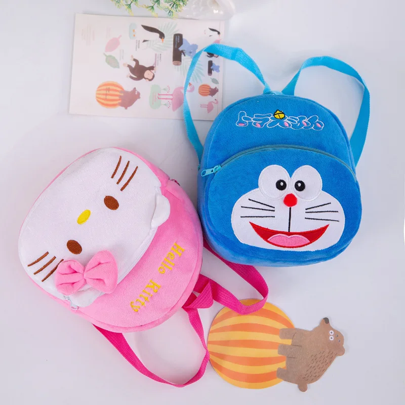 

New Sanrio Hello Kitty Plush Backpack Creative Cartoon Children's Kindergarten Backpack Gifts Manufacturer Wholesale Stock