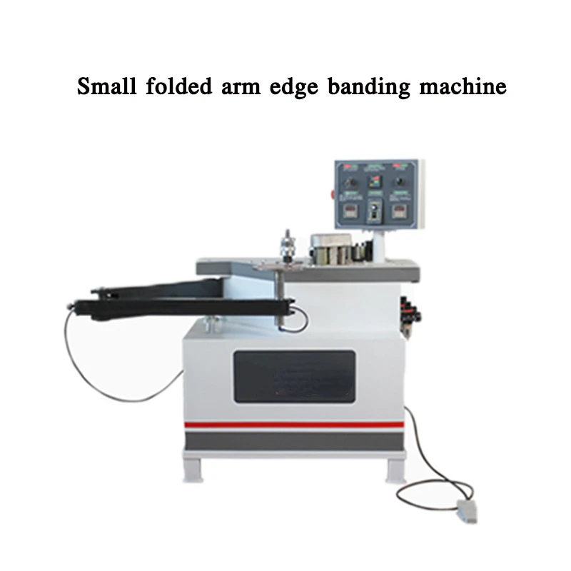 

Desktop Woodworking Edge Banding Machine 220V Special-shaped Stacking Arm Type Curved Line Double-sided Glue Edge Bander Machine