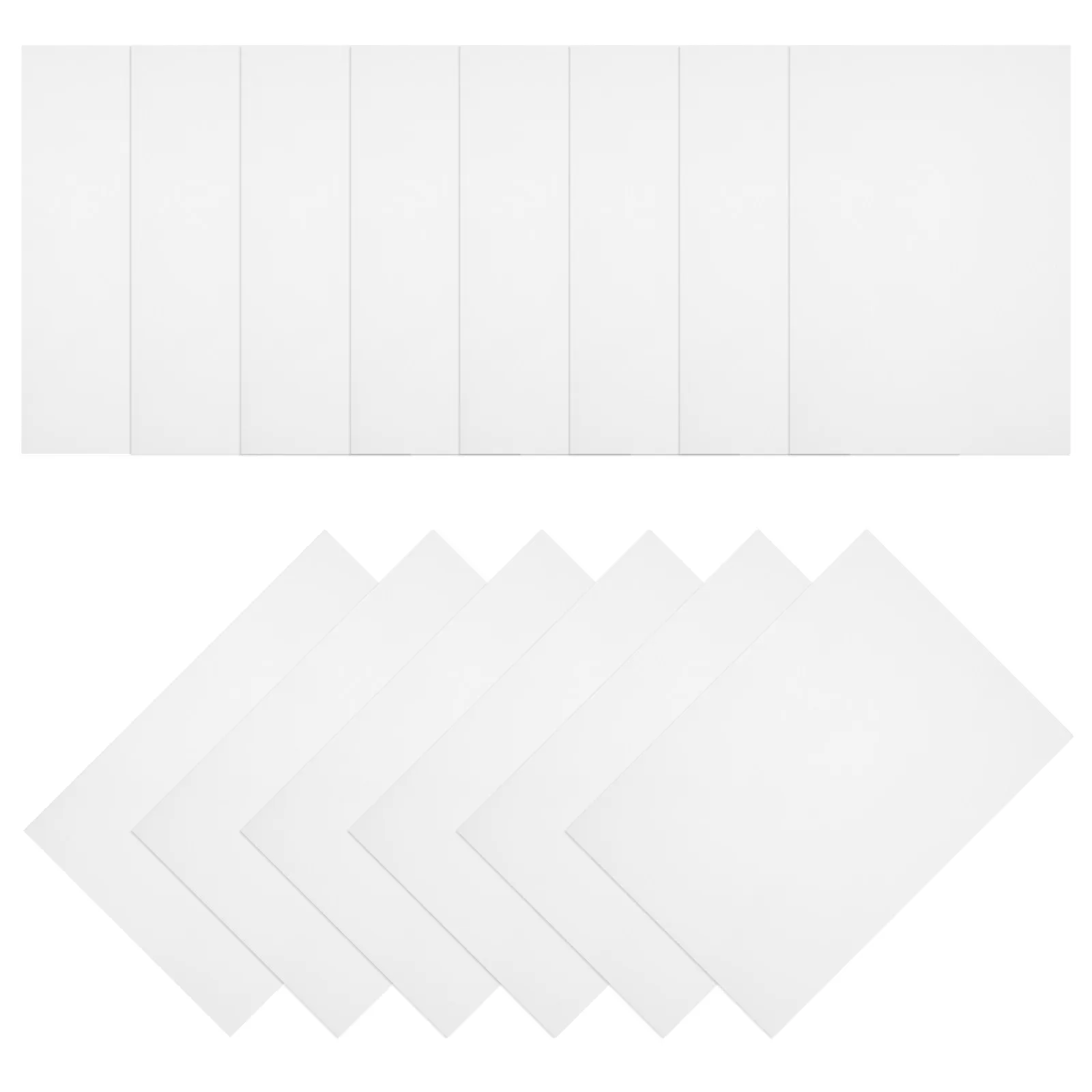

20 Sheets Printer Paper Blank Sticker Printing Photo Adhesive White Label for Stickers