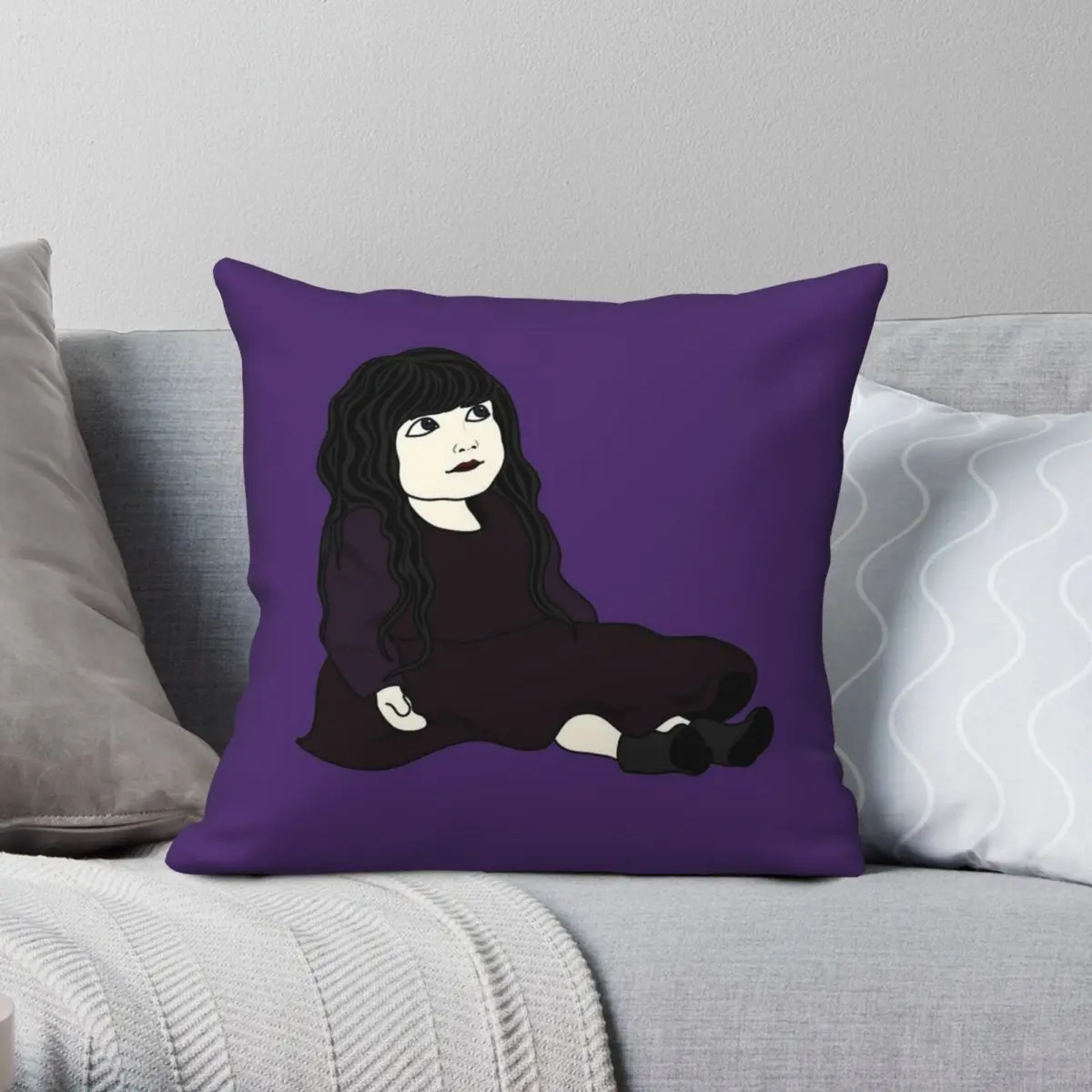 Nadja Doll What We Do In The Shadows Pillowcase Polyester Linen Velvet Pattern Zip Decorative Pillow Case Car Cushion Cover