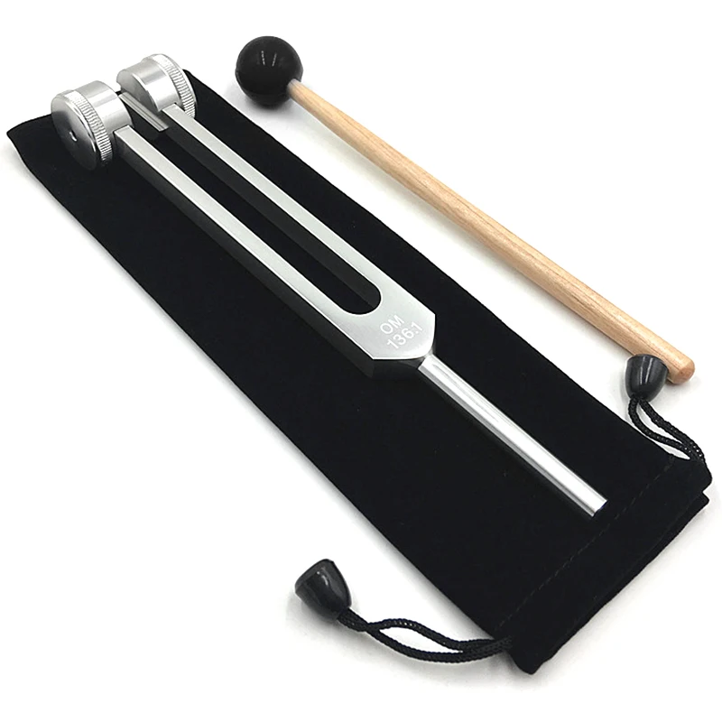 

OM136.1Hz Aluminum Alloy Musical Tuning Fork Instrument Kit for Sound Healing Sound Vibration Tools