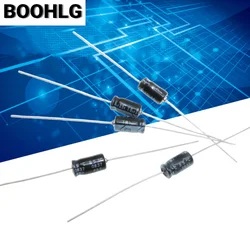 10PCS   10UF  35V  Nijikang fever  Electrolytic capacitor 35V 10UF  6X11  axial