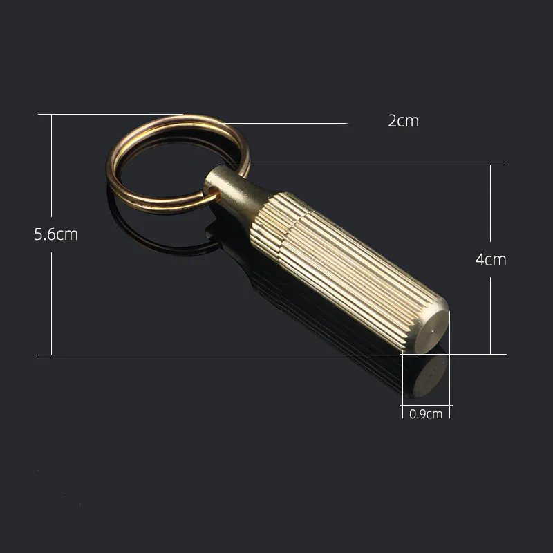 Ferramentas multifuncionais portáteis EDC Mini chaveiro ao ar livre Peel Fruits Keychain Forma de cápsula Faca de bronze Ferramentas de