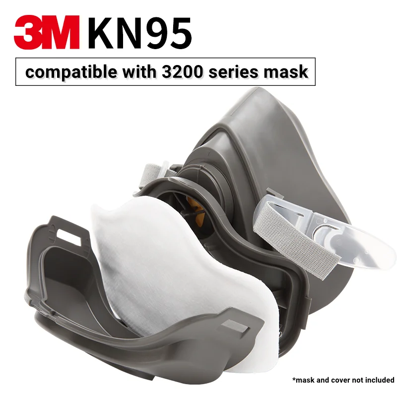 3M Gas Mask Filter 3701 for Mask 3200 Series Respirator Anti Static High Electrostatic Dust Particulate Protection 10pcs/Lot