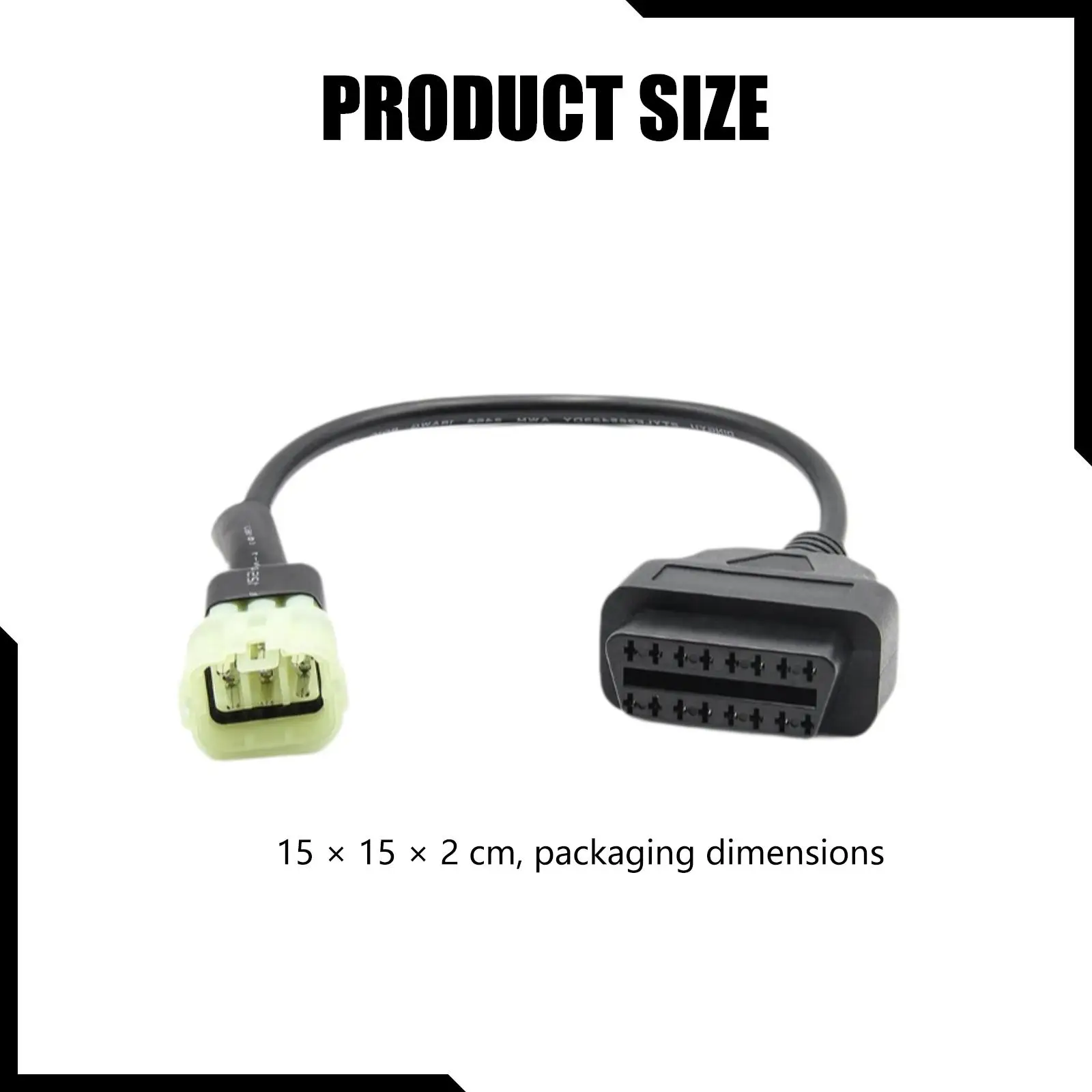 

Адаптер-кабель для мотоцикла с 6 контактами, практичный и простой в использовании инструмент-коннектор, мотоциклетный кабель