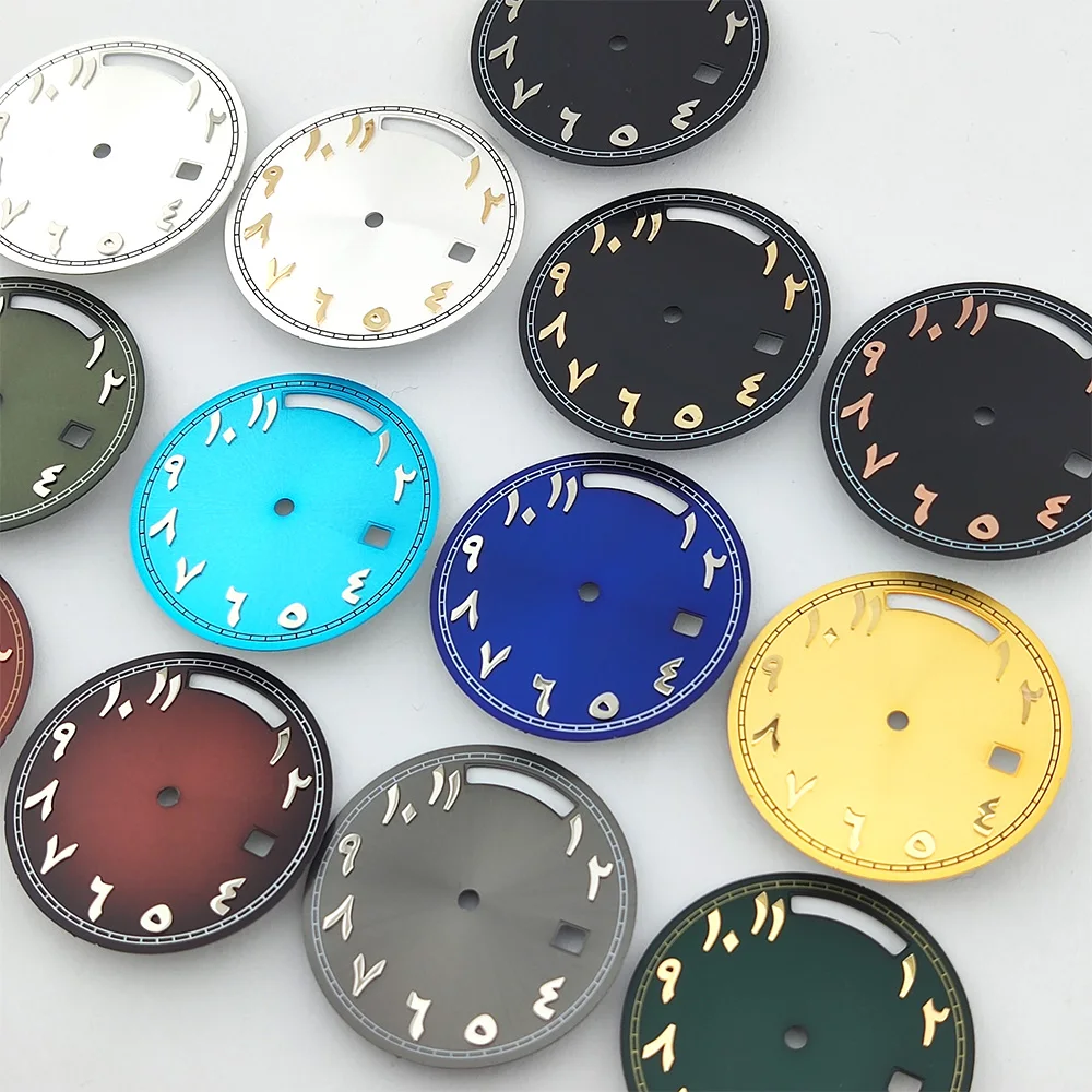 8285 Dial 31mm Watch Dial Arabic Numerals Dial Multiple Colors High-Quality Accessories Fit Miyota 8285 Movement
