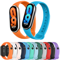 Strap For Mi band 9 8 xiaomi 9 NFC Bracelet Sport Belt Silicone Replacement Smartwatch Bracelet Watchband Xiaomi Mi Band 8 Strap