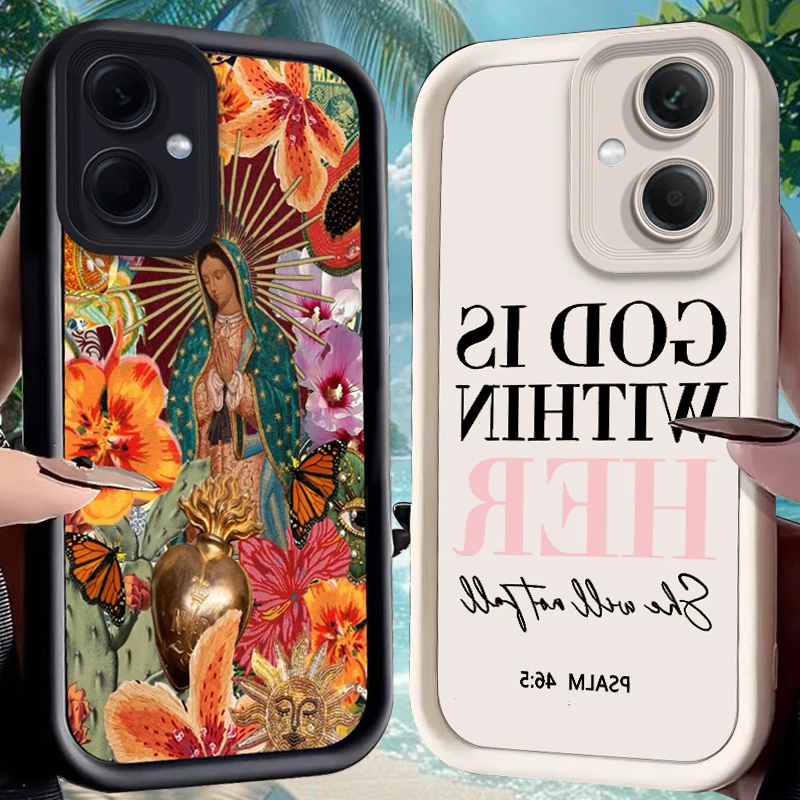 Capa catolicismo latino-americano para xiaomi redmi note 14 13 12 turbo 11s 4g 11 10 pro plus 9 14c 13c 12c 9c a2 a1 capa funda