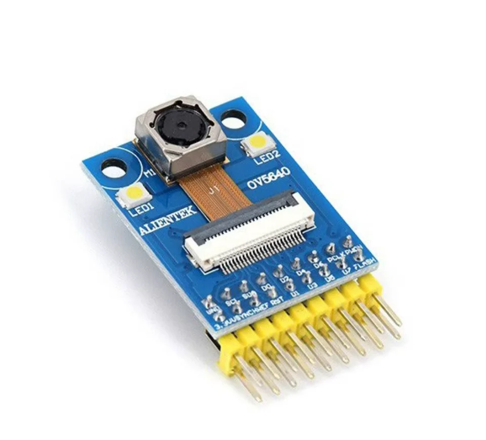 OV5640 Camera Module 5MP Auto Focus, DVP Interface, JPEG Output, with FPC Cable & STM32 Source Code for Embedded Vision