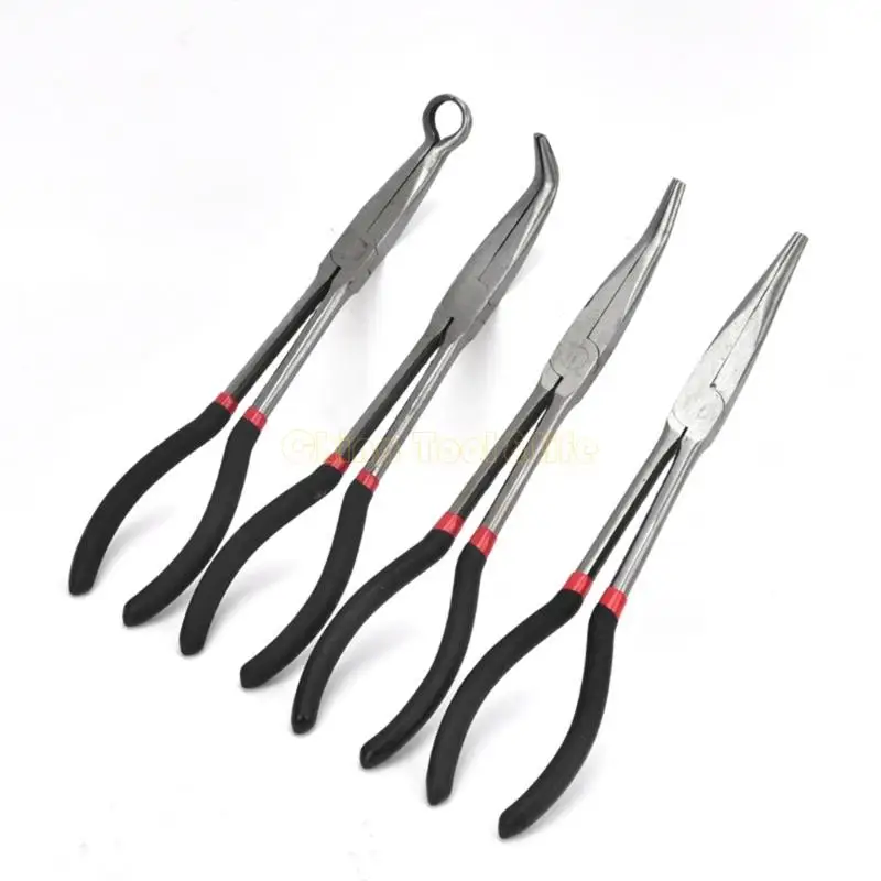 

57QF Spark Plugs Removal Plier MultiAngle Automotive Tool O Rings Clamp Pliers Radiators Hose Repair Instrument Tool