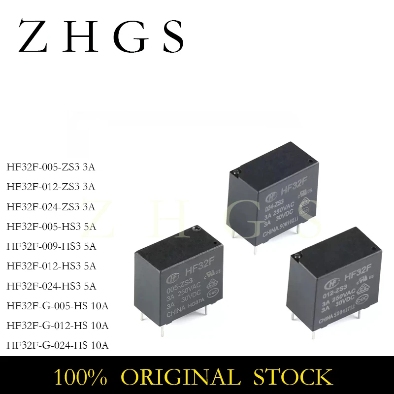 5Pcs Hf32F-005-Hs3 … - image