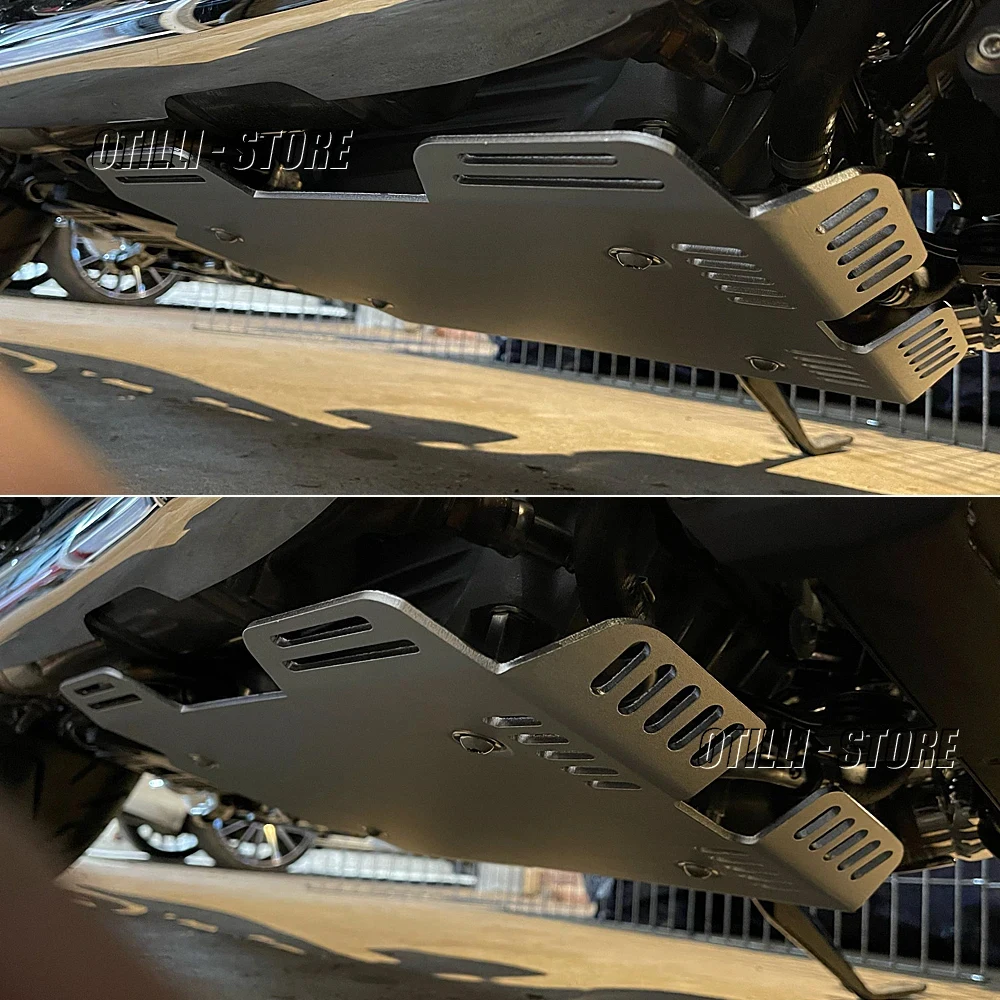 2020 2021 2022 2023 ملحقات الدراجات النارية هيكل المحرك حماية الحرس لوحة التزلج حامي لسيارات BMW R 18 R18 r18 الألومنيوم #3