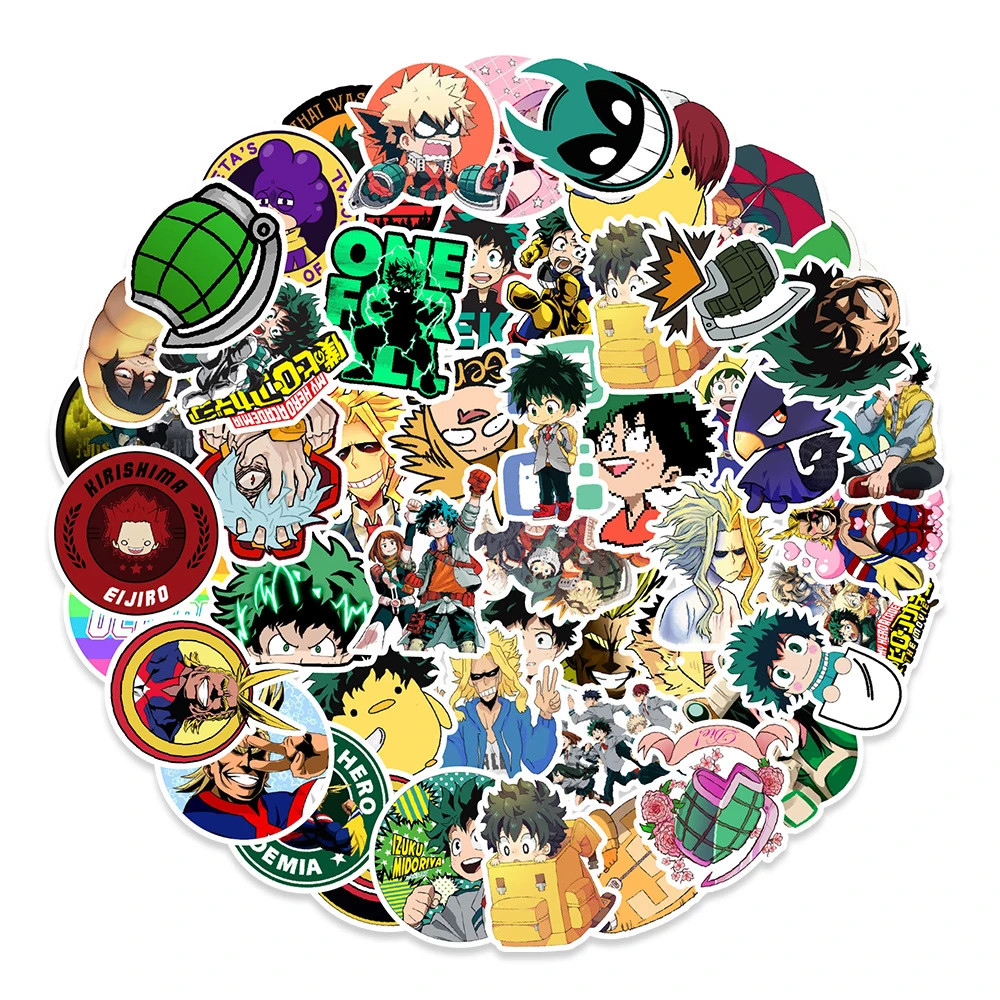 100pcs My Hero Academia Anime  - đánh giá và giá Phone Accessories Quotes