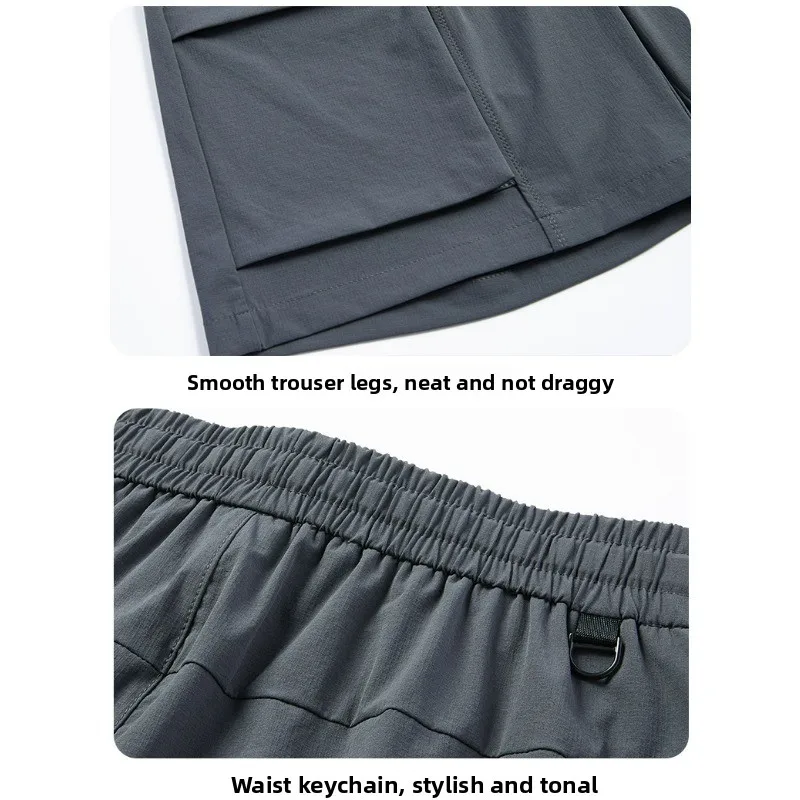 Men's Work Pants with Quick Drying and Multiple Pockets for Outdoor Hiking Hunting Camping Tourism Leisure Men's Sports Shorts
